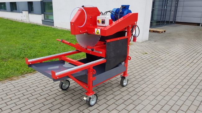 Przejdź do produktu PRZECINARKA Piła stołowa S1700 7500W TARCZA 650MM do cięcia silki porothermu 