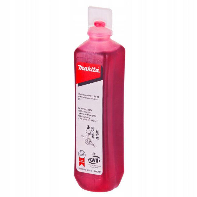 Przejdź do produktu Olej do mieszanki Makita Olej 0,1 litra do silników dwusuwowych 100 ml 980808616