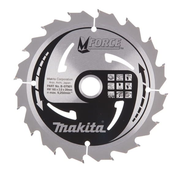 Przejdź do produktu TARCZA TNĄCA MFORCE 165X20MM; 16Z   B-07901