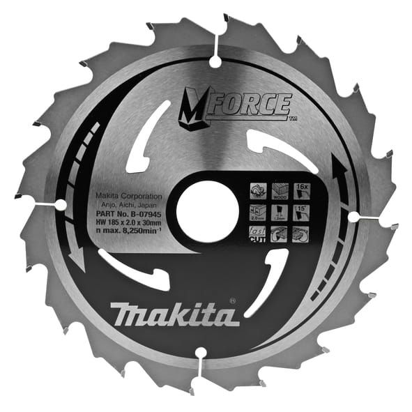 Przejdź do produktu TARCZA TNĄCA MAKITA 185x30 mm 16Z