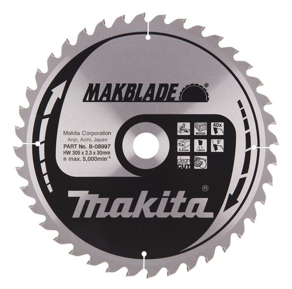 Przejdź do produktu TARCZA TNĄCA MAKBLADE 305X30MM; 40Z B-32786  B-08997