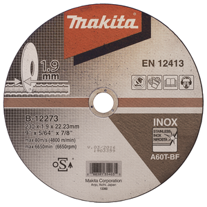 Przejdź do produktu EXTRA CIENKA TARCZA TNĄCA 230X1,9X22MM   B-12273