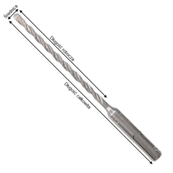 Przejdź do produktu WIERTŁO "V-PLUS SDS-Plus 8x600mm B-47525