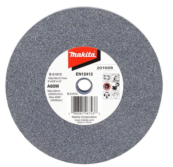 Kamień szlifierski A60M 150x16x12,7 mm Makita B-51910