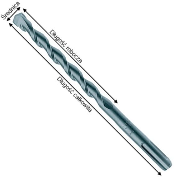 Przejdź do produktu WIERTŁO SDS-PLUS "ECONOMY 17X210 MM   D-00315