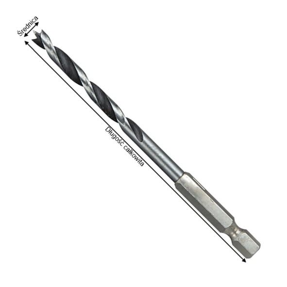 Przejdź do produktu WIERTŁO DO DREWNA 15MM, 6K 1/4"   D-15936