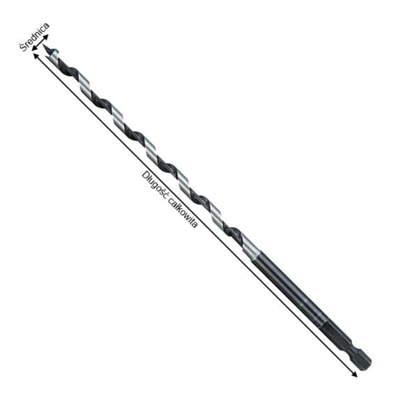 Świder do drewna 20x200 mm 6-kątny 1/4" Makita D-16069