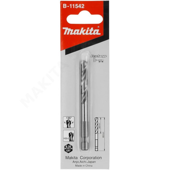 Przejdź do produktu Wiertło prowadzące HSS-G 1/4 HEX 7,15x85mm E-04086