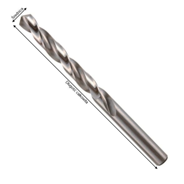 Wiertło do metalu HSS-G 1 mm DIN 340 Makita P-62240-10