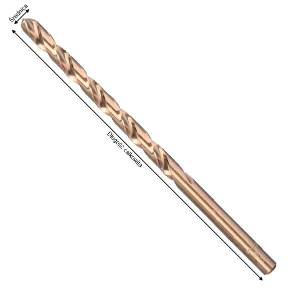 Przejdź do produktu WIERTŁO METAL HSS-CO 1,5MM DIN340 10SZT P-62751-10