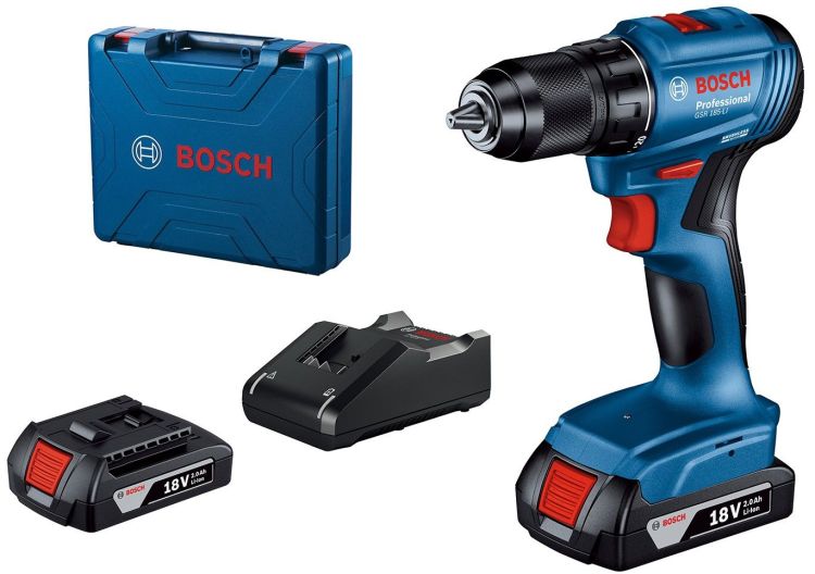 Wiertarko-wkrętarka akumulatorowa Bosch GSR 185-LI 18 V