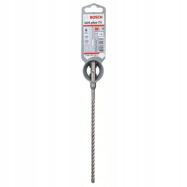 Przejdź do produktu WIERTŁO MŁOTÓW SDS PLUS-7X 6X150X215MM 2608576118