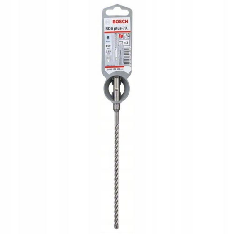 Wiertło SDS-Plus Bosch 7X 6x150x215 mm 2608576118