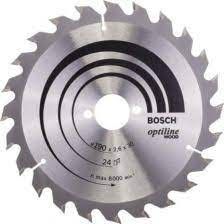 Przejdź do produktu TARCZA PILARSKA OPTILINE 190mm Z24 2608640615
