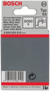 Zszywki z cienkiego drutu typ 53 11,4x8 mm Bosch 2609200210, zdjęcie 2