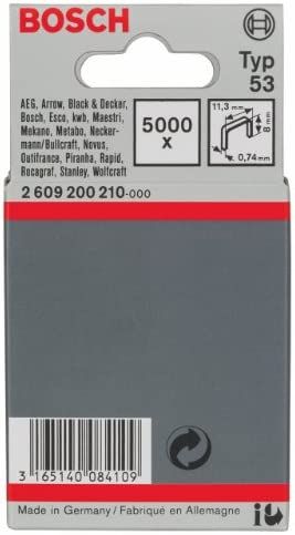 Zszywki z cienkiego drutu typ 53 11,4x8 mm Bosch 2609200210, zdjęcie 2