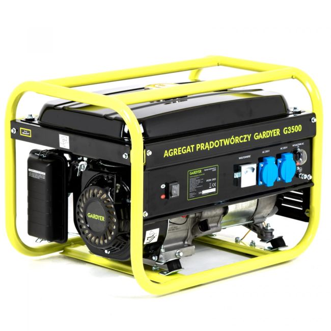 Przejdź do produktu Agregat generator prądotwórczy jednofazowy 3150W gardyer G3500