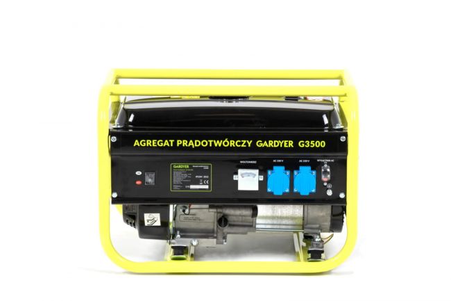 Przejdź do produktu Agregat generator prądotwórczy jednofazowy 3150W gardyer G3500