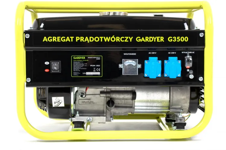 Agregat prądotwórczy Gardyer G3500 3150 W jednofazowy, zdjęcie 12