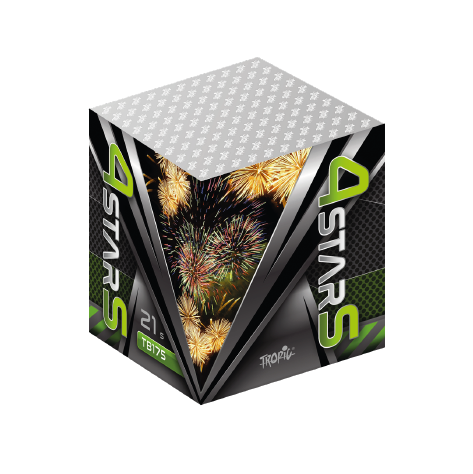 Przejdź do produktu Fajerwerki BATERIA wyrzutnia TB175 4 Stars TROPIC