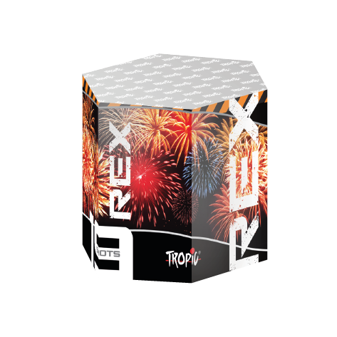 Przejdź do produktu Fajerwerki BATERIA wyrzutnia TB34 Rex TROPIC