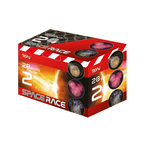 Przejdź do produktu Fajerwerki BATERIA wyrzutnia TB88 2 Space Race TROPIC