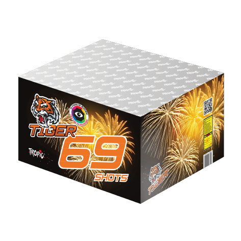 Przejdź do produktu Fajerwerki BATERIA wyrzutnia TB5 Tiger TROPIC