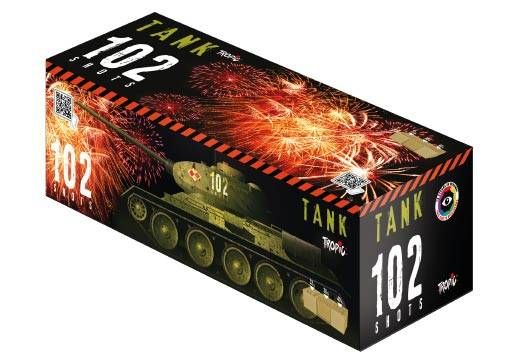 Przejdź do produktu Fajerwerki BATERIA wyrzutnia TB415 Tank 102 TROPIC