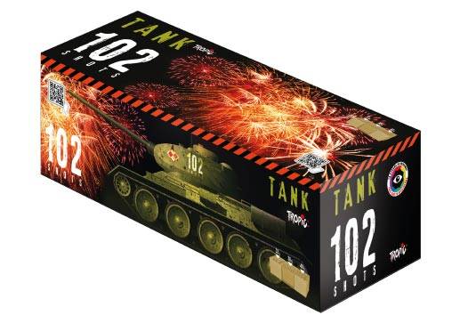 Fajerwerki bateria wyrzutnia Tropic TB415 Tank 102