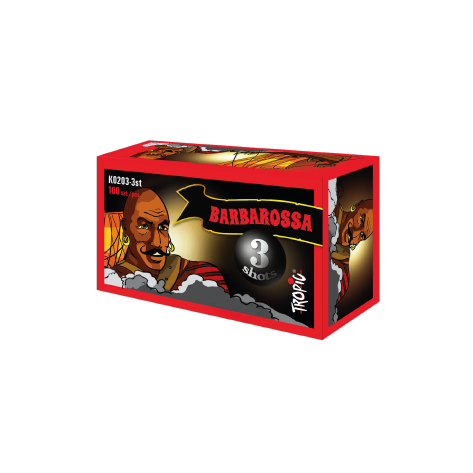 Przejdź do produktu Petardy K0203-3st Barbarossa 3 Shots