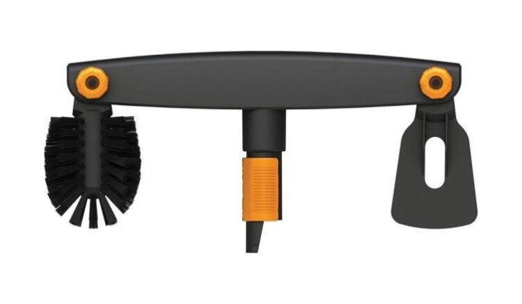 Szczotka do rynien ze skrobakiem Fiskars QuikFit 1001414