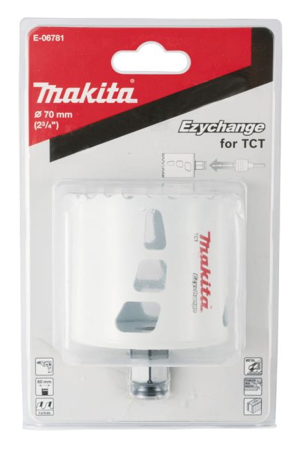 Przejdź do produktu Otwornica uniwersalna T.C.T 70mm ezychange E-06781