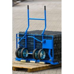 Wózek brukarski Jazon KRAB 1200 do kostki, 350 kg, zdjęcie 2