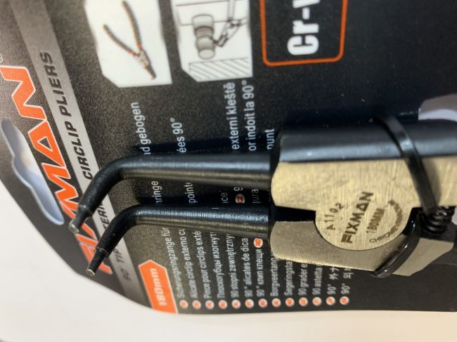 Przejdź do produktu Szczypce segera wygięte 90 7" 180mm fixman A1102