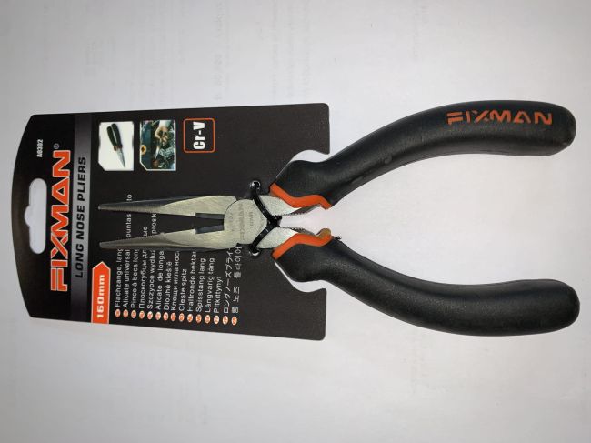 Przejdź do produktu Szczypce wydłużone proste 6" 150mm fixman A0302