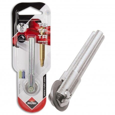 Przejdź do produktu Nóż tnący do płytek glazury kółko silver Ø18 mm rubi 01950 1950