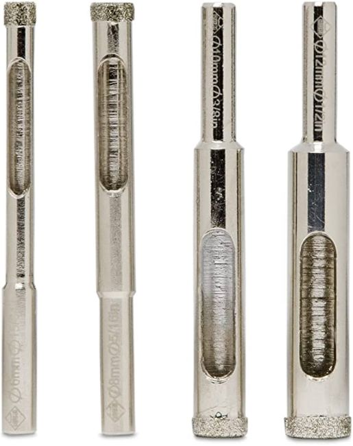 Przejdź do produktu Zestaw wierteł diamentowych do płytek easy gres Ø 6 8 10 12 mm rubi 04904 4904