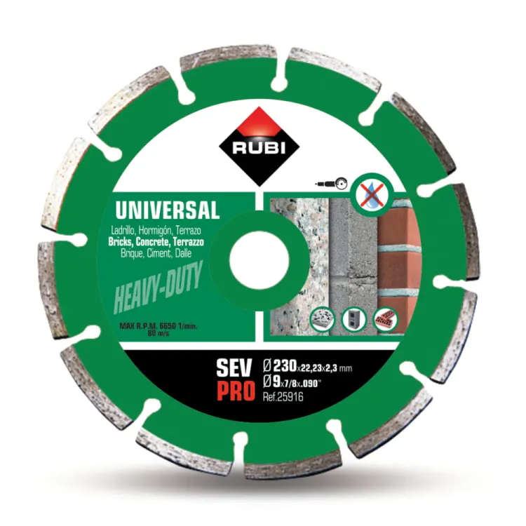 Tarcza diamentowa uniwersalna Rubi SEV 230 Pro 230 mm 25916