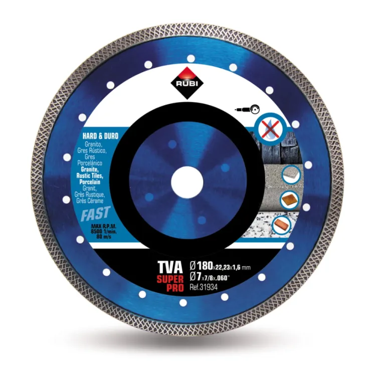 Tarcza diamentowa Rubi Turbo Viper TVA 180 Superpro 180 mm