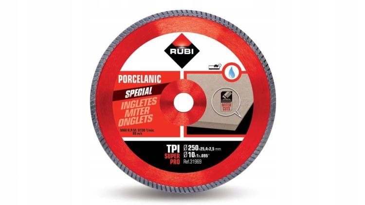 Tarcza diamentowa do ukosowania Rubi TPI 250 Superpro 31969