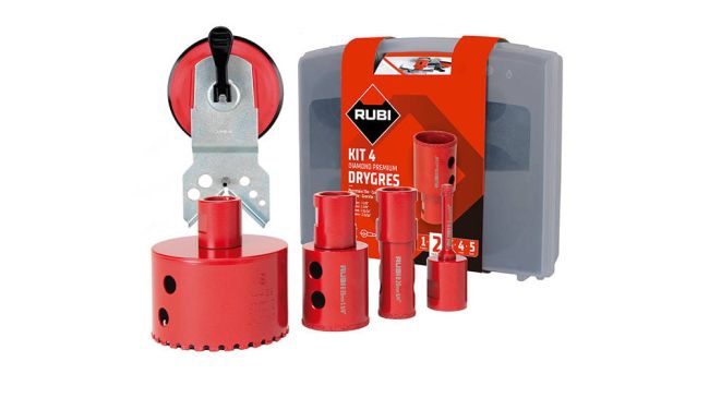 Przejdź do produktu Zestaw 4 koronek wierteł diamentowych drygres premium rubi 51931