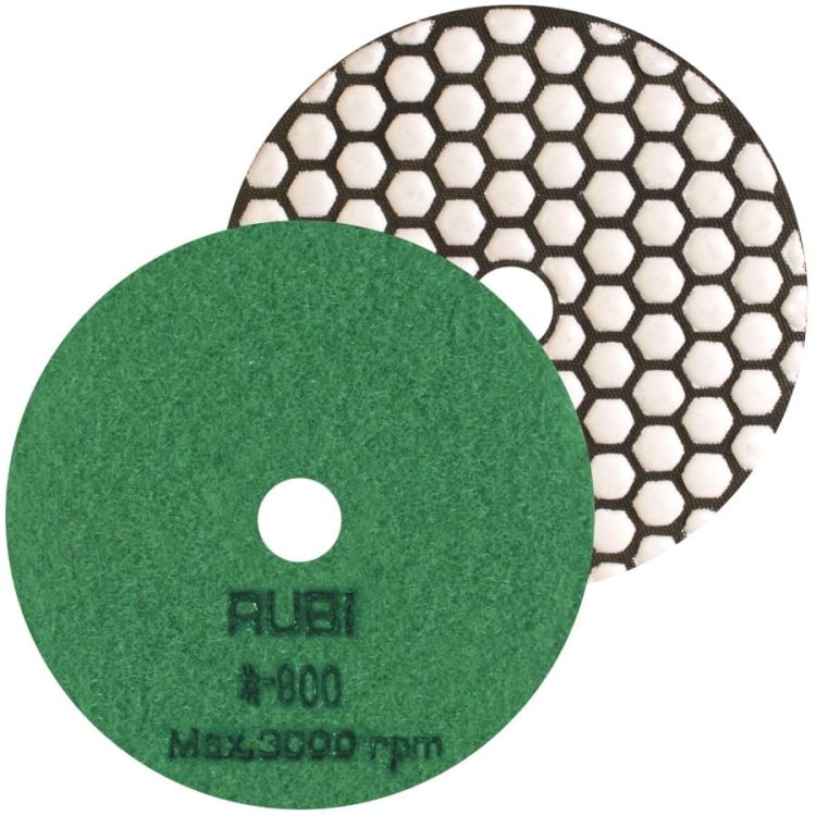 Dysk polerski Rubi 100 mm gradacja 800 na sucho 62974