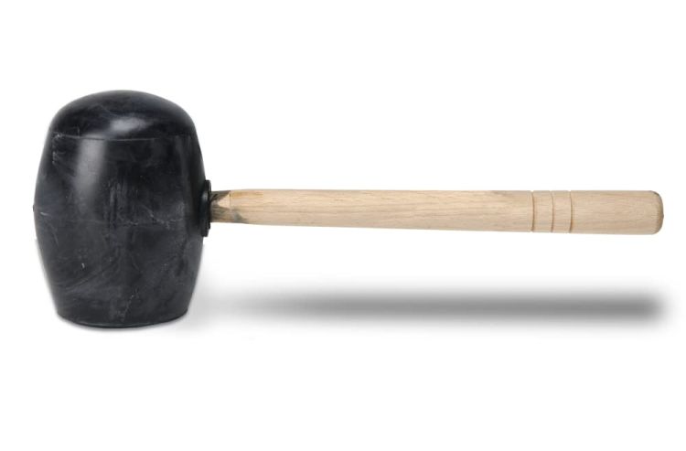 Młotek gumowy czarny Rubi 66910 750 g do układania płytek