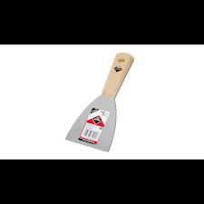 Szpachelka malarska Rubi 70911 INOX 75 mm drewniany uchwyt