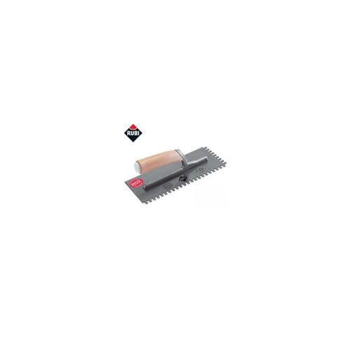 Przejdź do produktu Paca zębata nierdzewna z otwartym drewnianym uchwytem 28 cm 8x8 rubi 74913