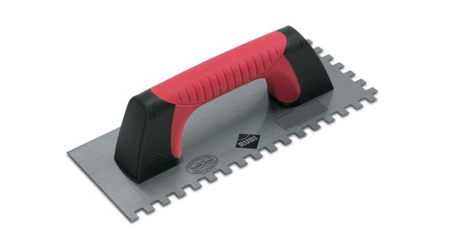 Przejdź do produktu Paca szpachla zębata z zamkniętym uchwytem RUBIFLEX 28 cm 3x3 rubi 75953