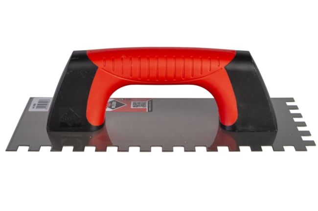 Przejdź do produktu Paca szpachla zębata z zamkniętym uchwytem RUBIFLEX 28 cm 10x10 rubi 75958