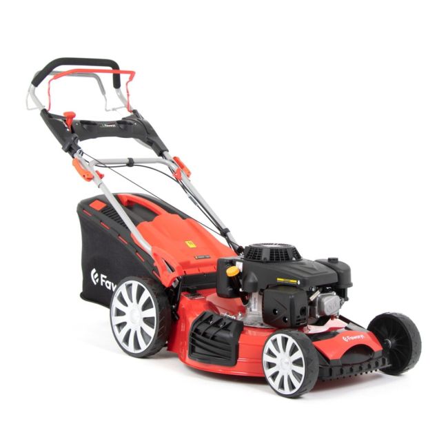 Przejdź do produktu Faworyt SHD56N224L-4W1 kosiarka spalinowa z napędem, szerokość 56 cm, silnik Loncin 224 cm3 4,5 kW, solidny silnik, szerokie ostrze i przemyślane funkcje sprawiają, że praca jest szybka, wygodna i daje perfekcyjne efekty