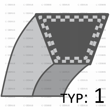 Przejdź do produktu Pasek do zacieraczki do betonu cedrus CEDZC02 ZC02 12,7x705 540322