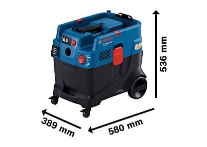 Odkurzacz przemysłowy Bosch GAS 400 A 1200 W 06019M0020, zdjęcie 2